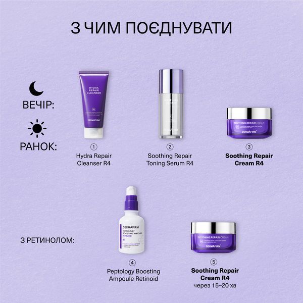 Відновлюючий крем-репарант з екзосомами - Soothing Repair Cream R4 50 ml 00-00000756 фото